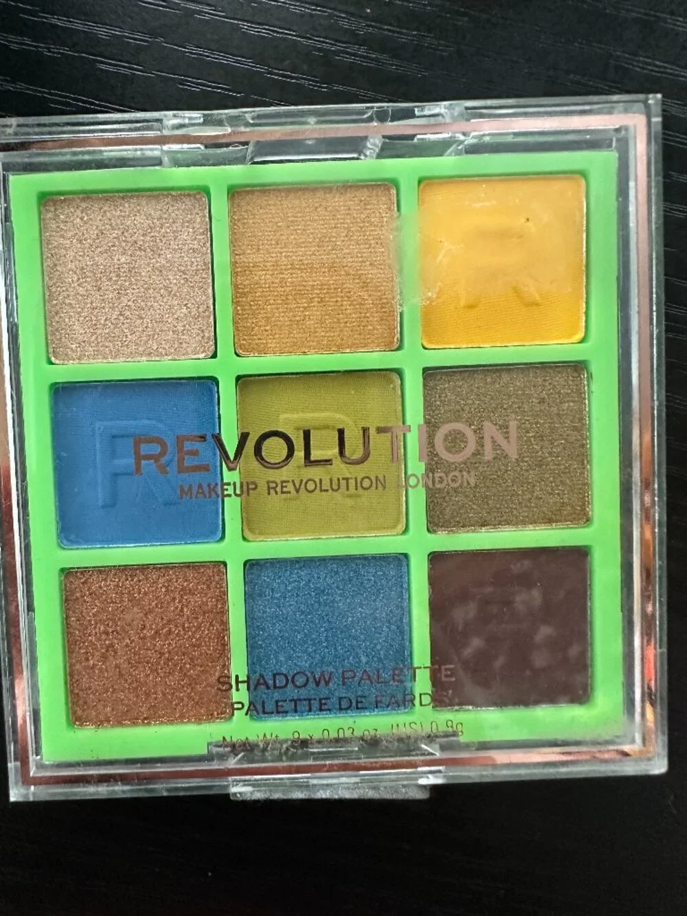 Makeup Revolution Safari Green Eyeshadow Palette - 9 Piece